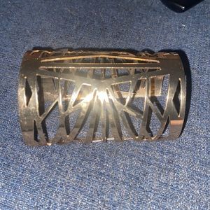 Gold Plated Cuff Statement Piece